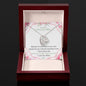 Because Of You Necklace For Mother's Day