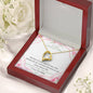 Because Of You Necklace For Mother's Day
