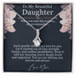 Elegant Ribbon Necklace for Daughter