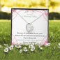Because Of You Necklace For Mother's Day
